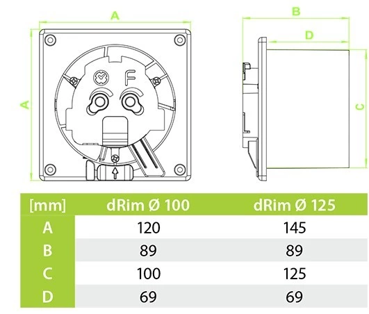 airRoxy dRim 100S-C162-D100